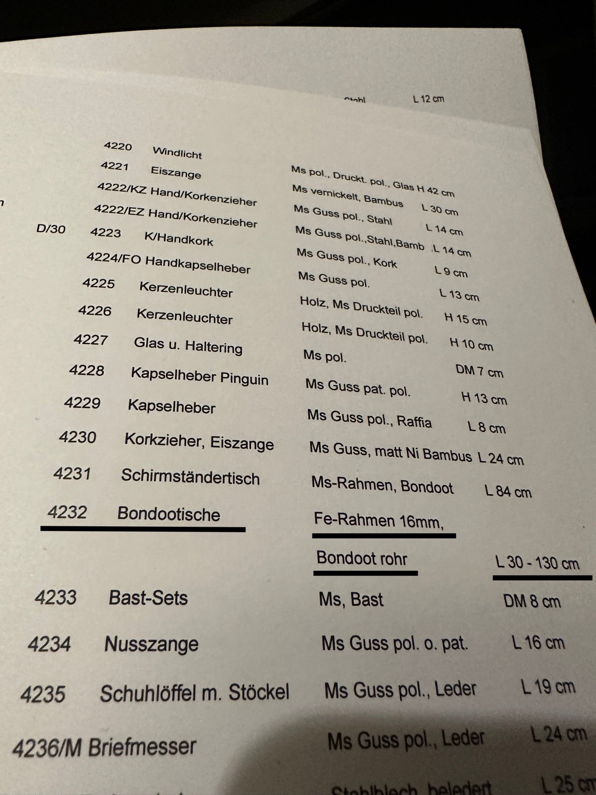 Beistelltisch Carl Auböck Nr. 4232 Erlach Depot for Artefacts