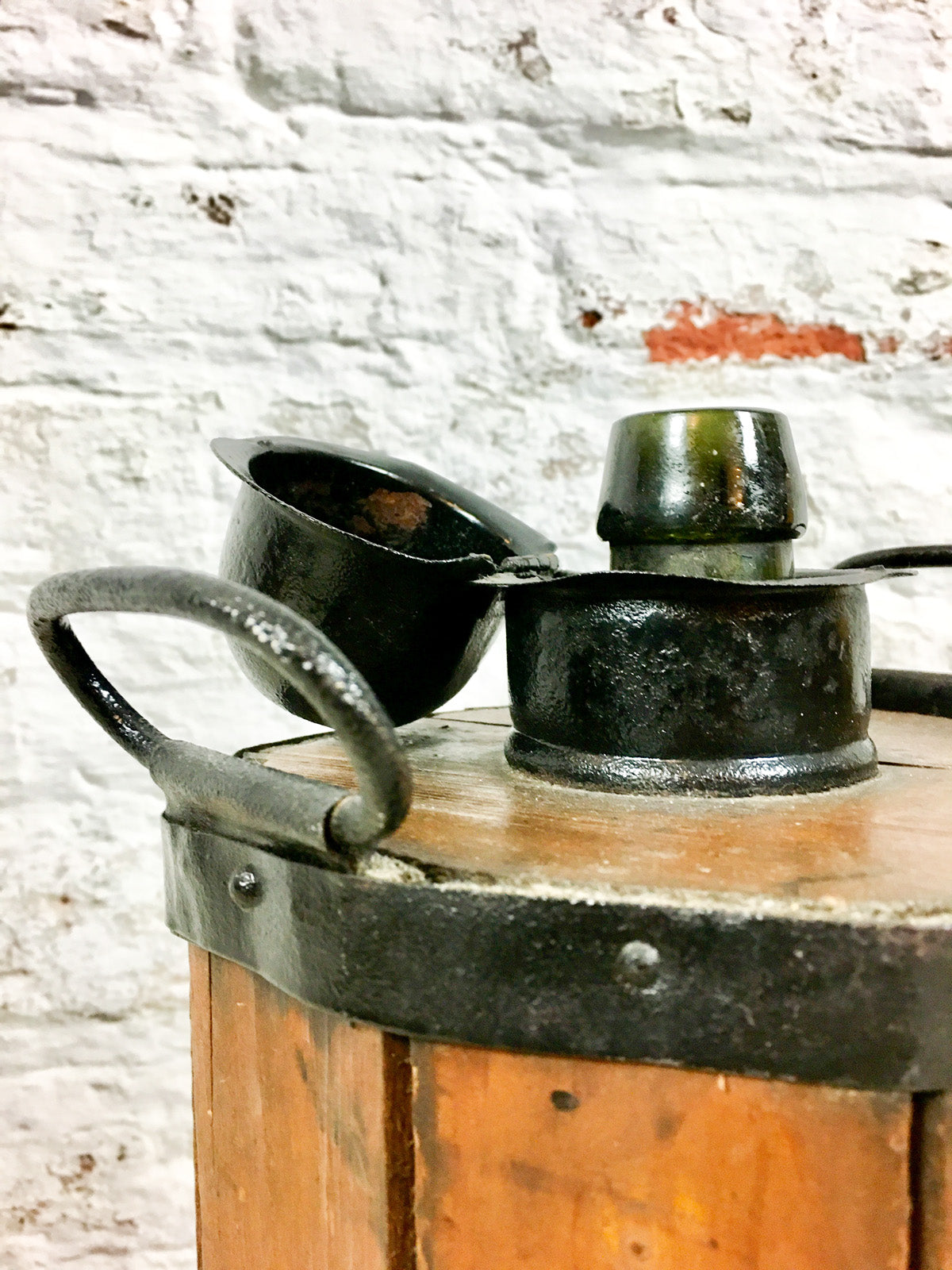 Erlach Depot for Artefacts Alter Glasplutzer mit Transportschutz 5L