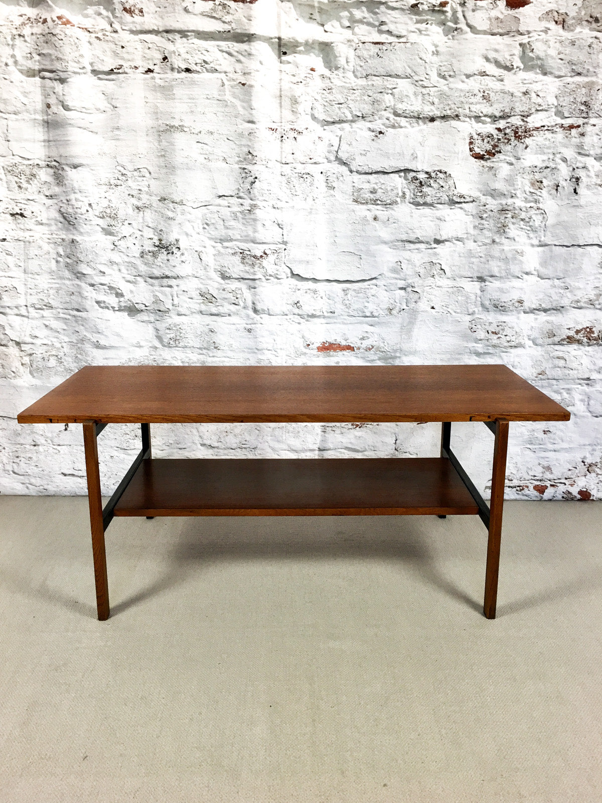 Couchtisch Österreich um 1950, Teak, Vintage Erlach Depot for Artefacts